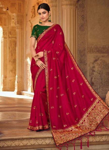 Pink Colour Ruby Vol 1 New Latest Designer Festive Wear Silk Saree Collection 2315
